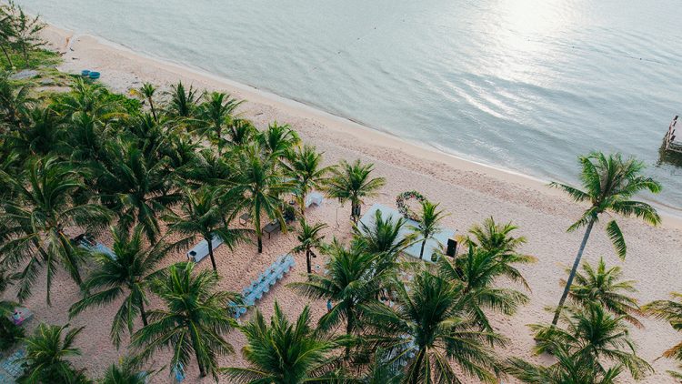 Romantic Destination Wedding on the Beach at Andochine Resort & Spa Phu Quoc